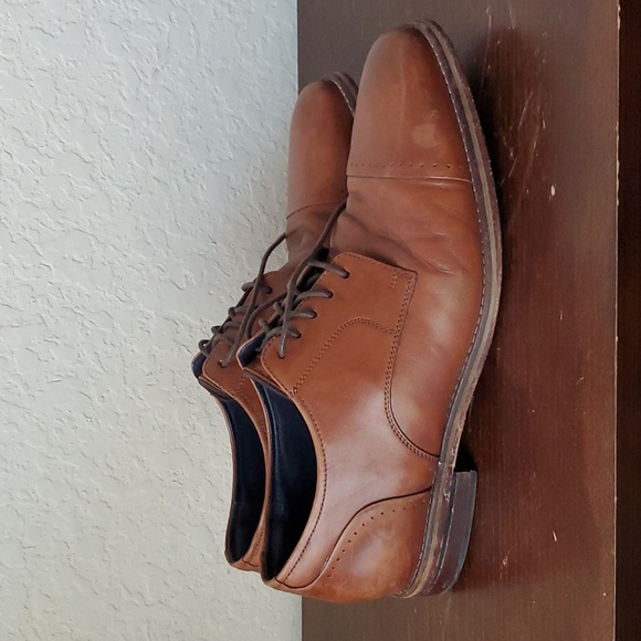 EUC. Cole Haan Men's Grand 2.0 Cap-Toe Oxford Size 11.5M, British Tan - Picture 5 of 12